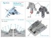 Quinta Studio QDS-48292 AV-8A Late 3D-Printed & coloured Interior on decal paper (Kinetic) (Small version) 1/48
